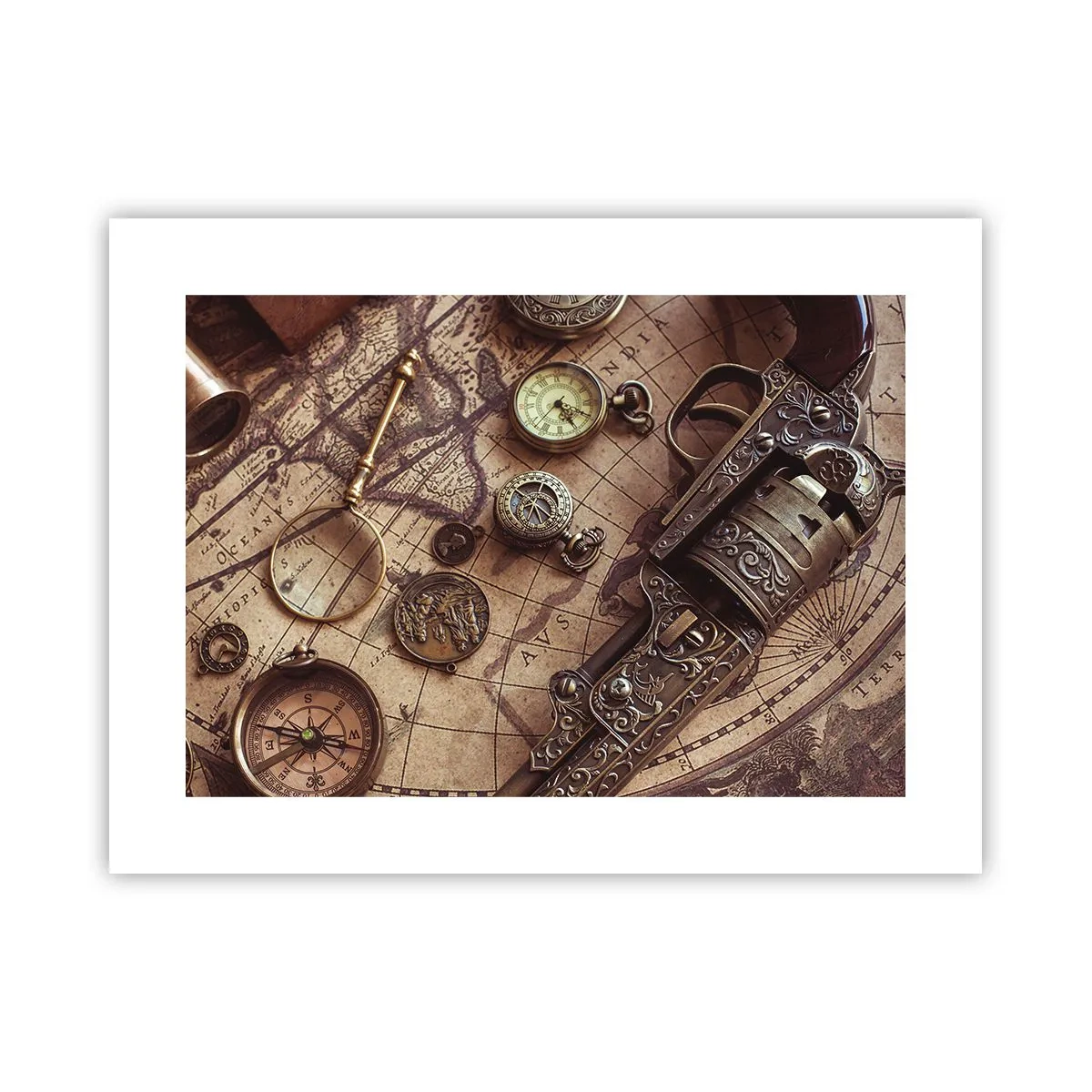 Affiche - Poster - L'aventure appelle - 40x30 cm