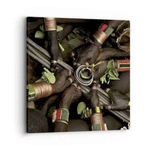 Impression sur toile - Image sur toile - Nous sommes ensemble - 30x30 cm