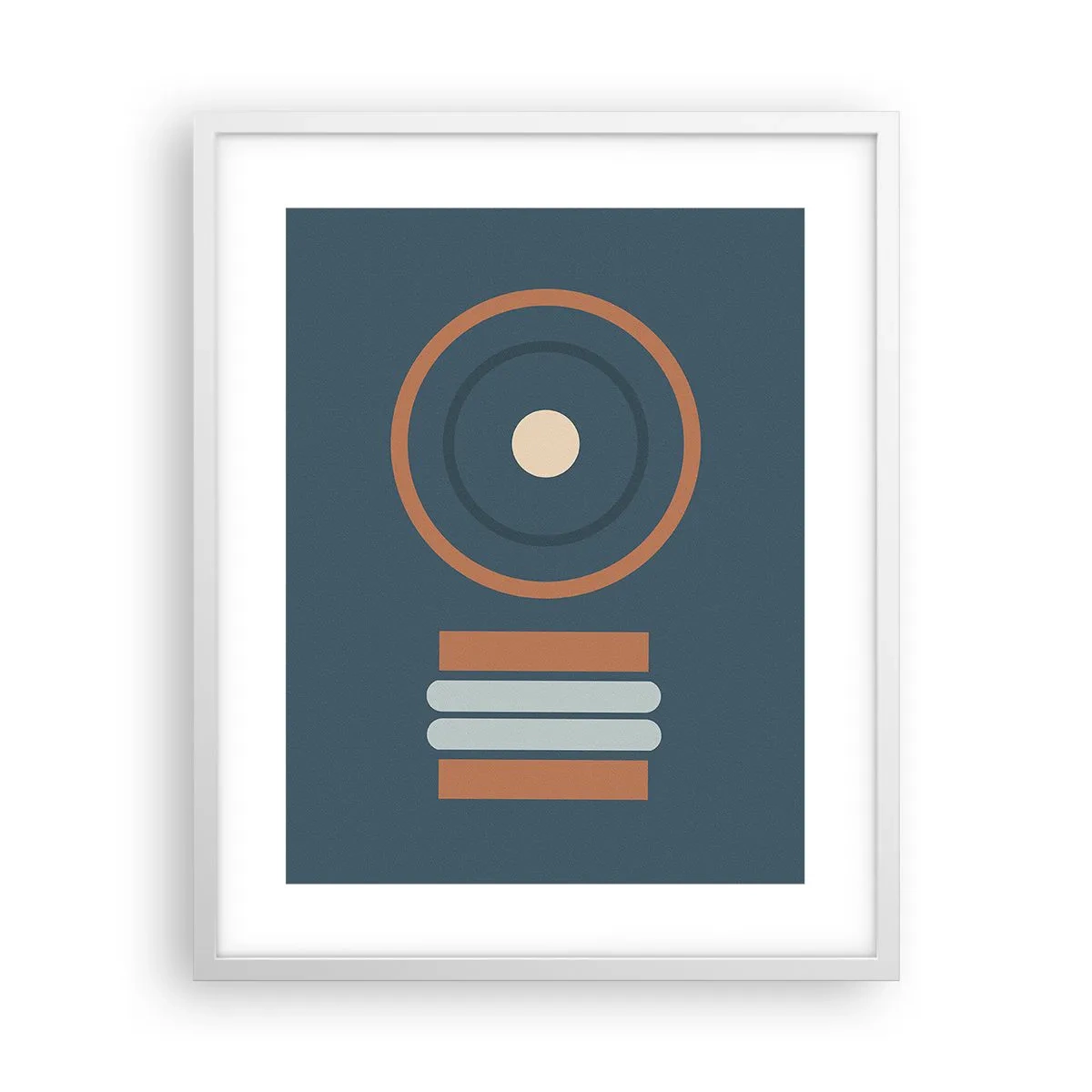 Affiche dans un cadre blanc - Poster - Essence des choses - 40x50 cm