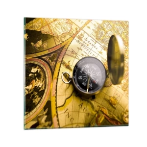 Impression sur verre - Image sur verre - Ou peut-être jusqu'au bout du monde ? - 60x60 cm