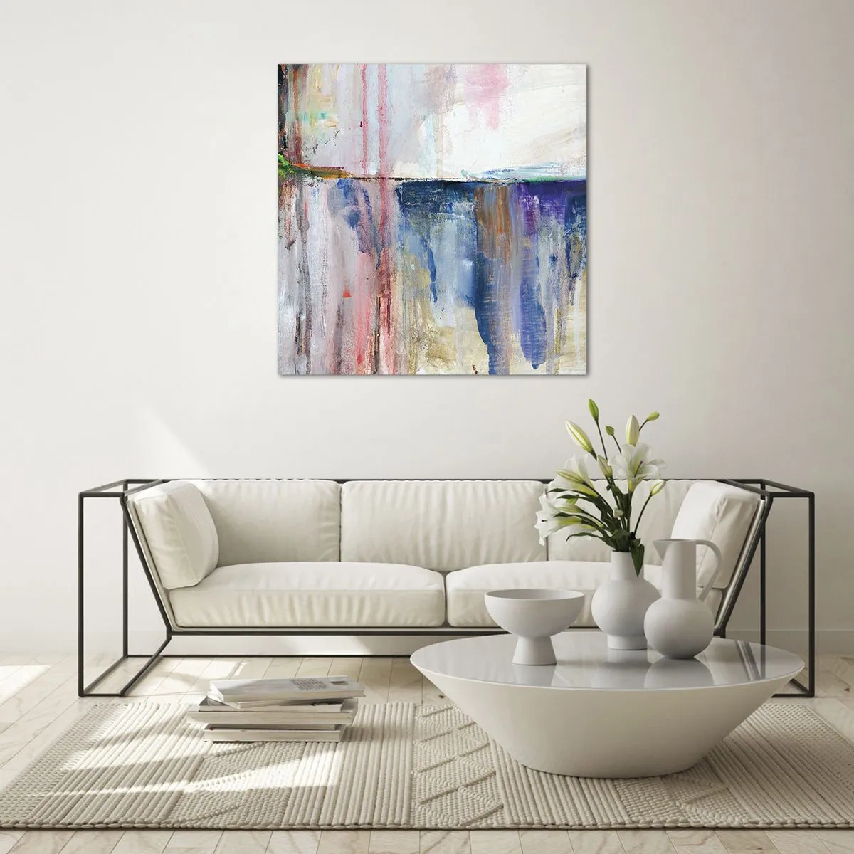 Impression sur verre - Image sur verre - Impressions et associations colorées - 40x40 cm