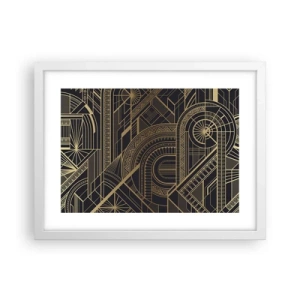 Affiche dans un cadre blanc - Poster - Concept, idée, plan - 40x30 cm