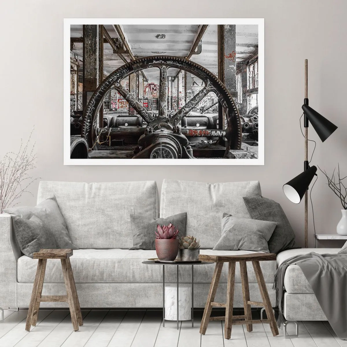 Affiche - Poster - Vie secrète d'une usine - 50x40 cm