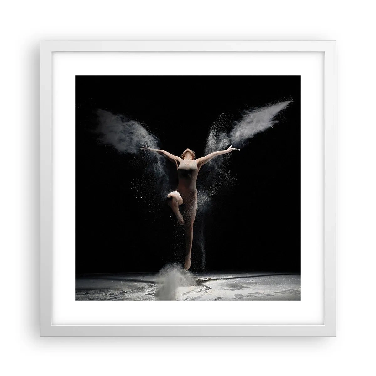 Affiche dans un cadre blanc - Poster - Les elfes existent - 40x40 cm