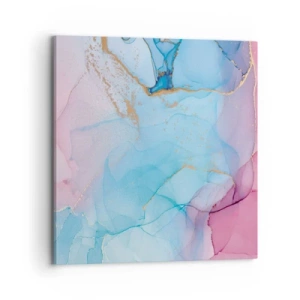 Impression sur toile - Image sur toile - Rencontre et mélange - 70x70 cm