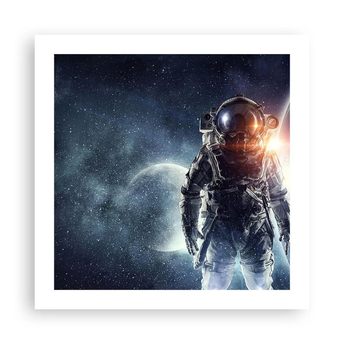 Affiche - Poster - Aventure spatiale - 50x50 cm