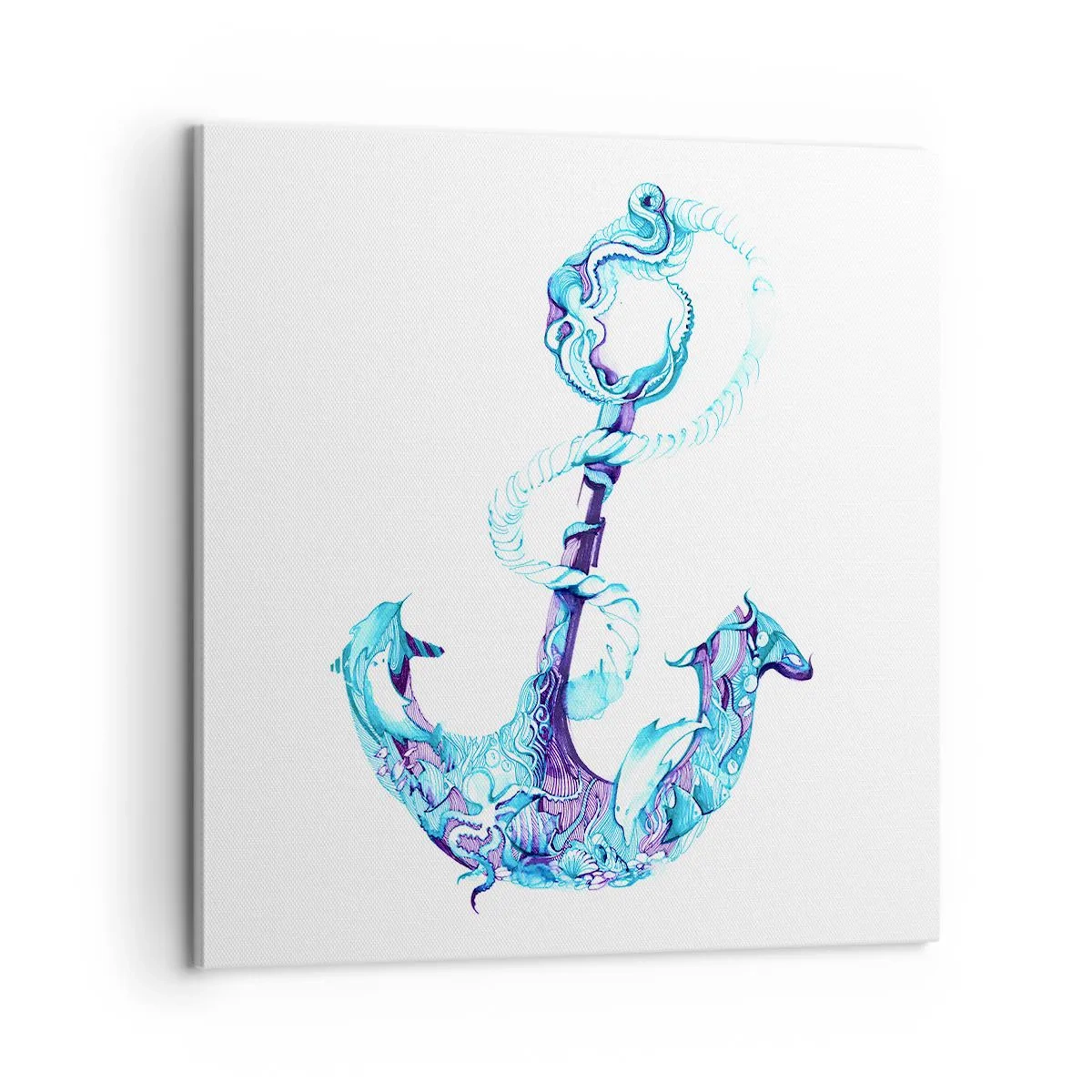 Impression sur toile - Image sur toile - Le confident des secrets de la mer - 60x60 cm