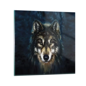 Impression sur verre - Image sur verre - Alpha? Et oméga - 70x70 cm