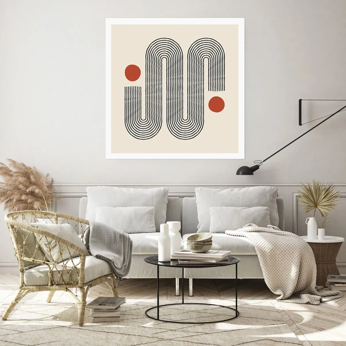 Affiche - Poster - Du début à la fin - 50x50 cm