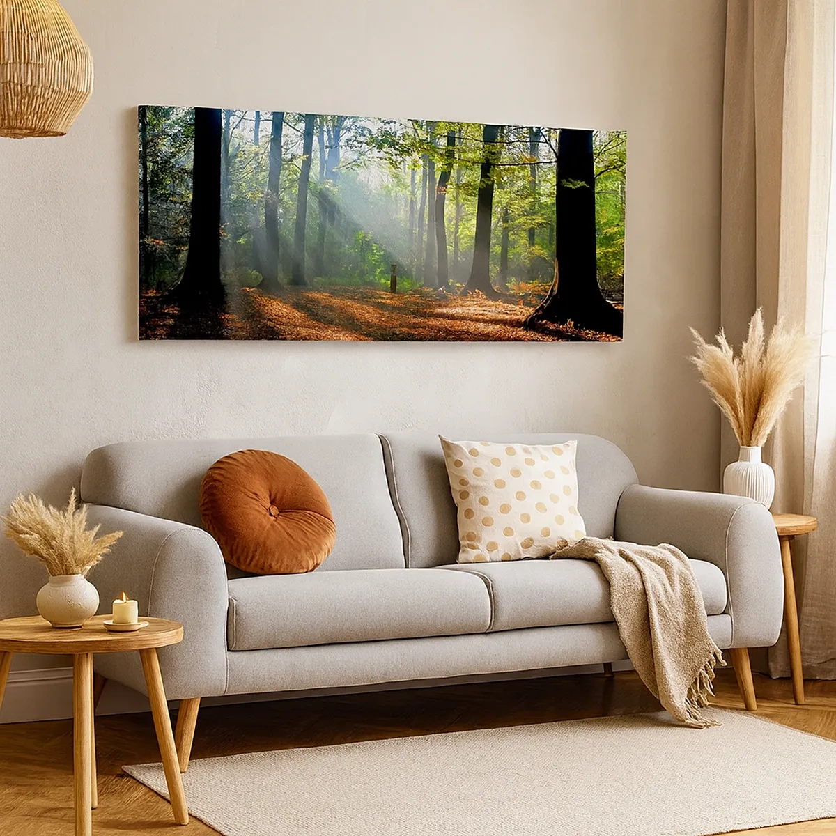 Impression sur toile - Image sur toile - Ombres et lumières - 30x30 cm