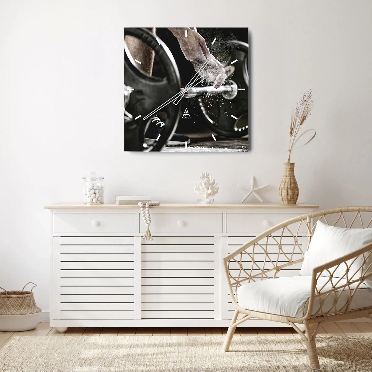 Horloge murale - Pendule murale - Défi accepté! - 30x30 cm