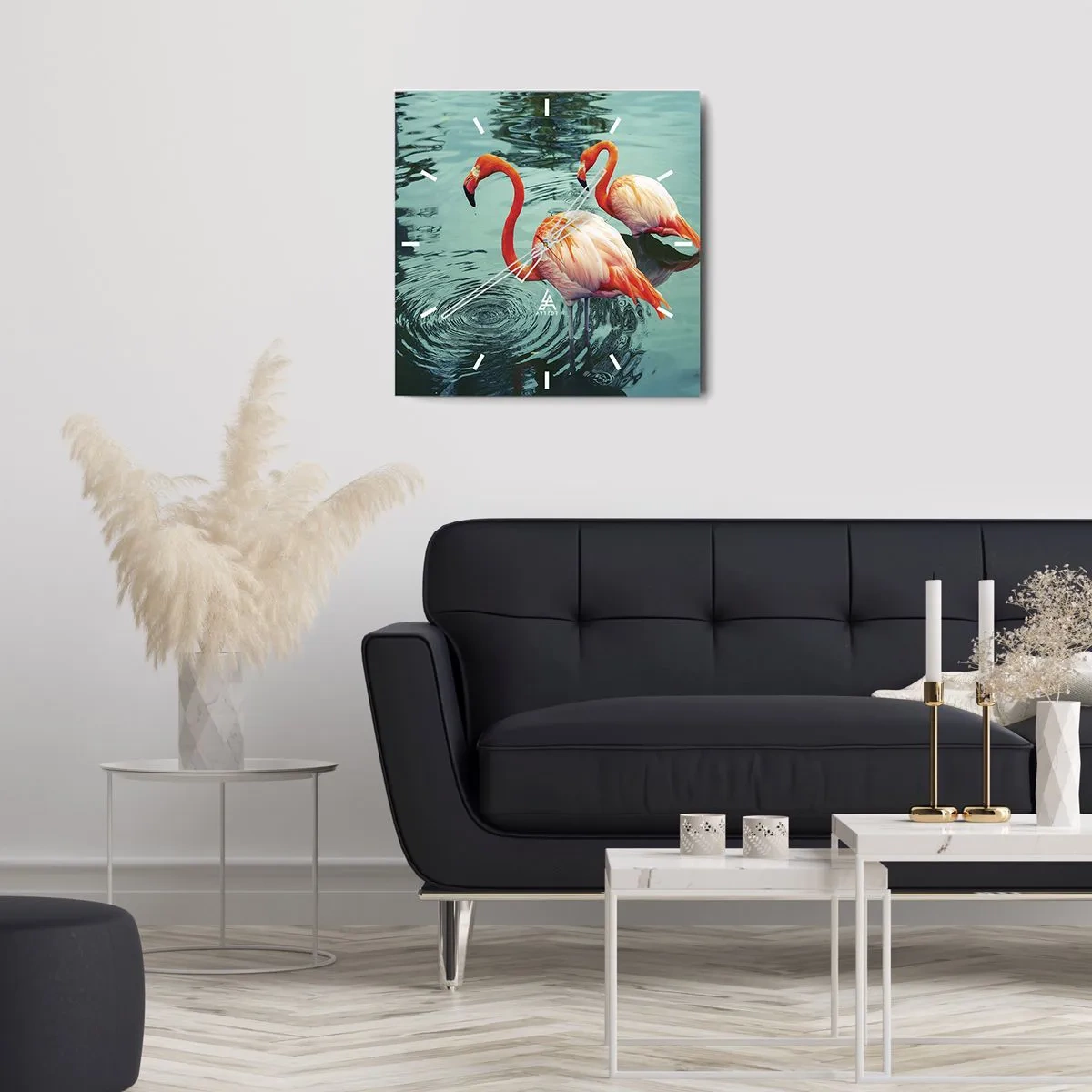 Horloge murale - Pendule murale - Nous sommes à la mode maintenant - 40x40 cm