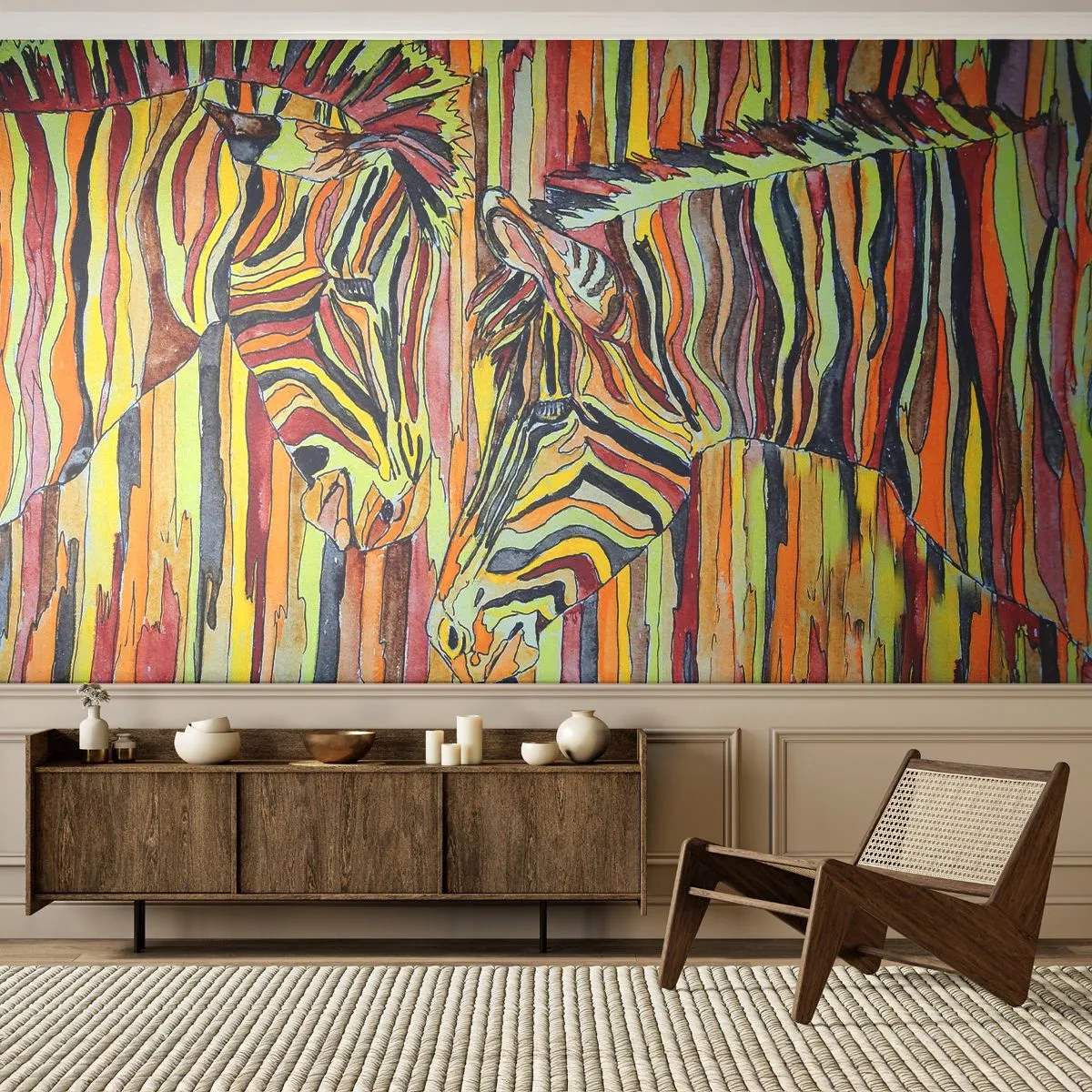 Papier Peint Photo Standard Eco - Et donc toi aussi... - Abstraction, Côtes, Morceau - 300x210 cm