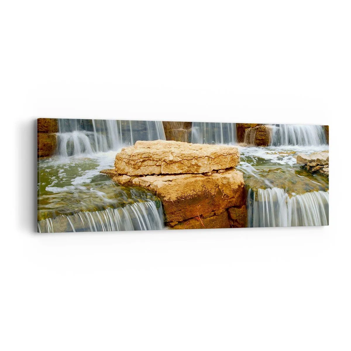 Impression sur toile - Image sur toile - Escalier vers le ciel - 90x30 cm