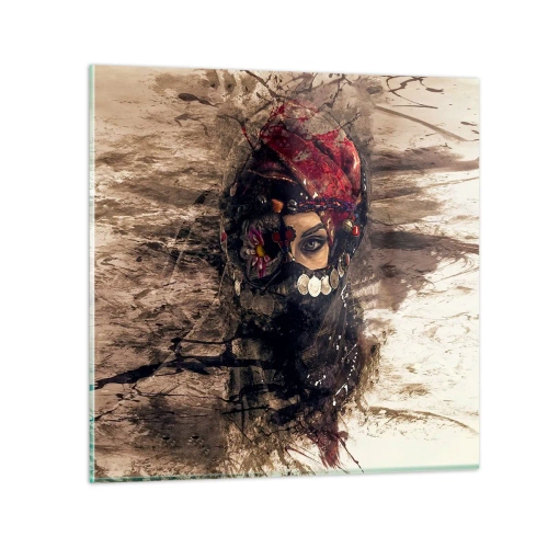 Impression sur verre - Image sur verre - Inquiétant, c'est le moins qu'on puisse dire - 30x30 cm