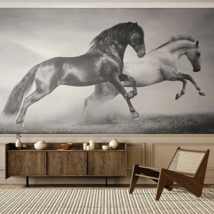 Papier Peint Autocollant Deluxe Sticker - Anges et démons - Animaux, Les chevaux, Nature - 300x210 cm