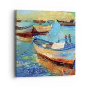 Impression sur toile - Image sur toile - Dans la baie du sud - 40x40 cm