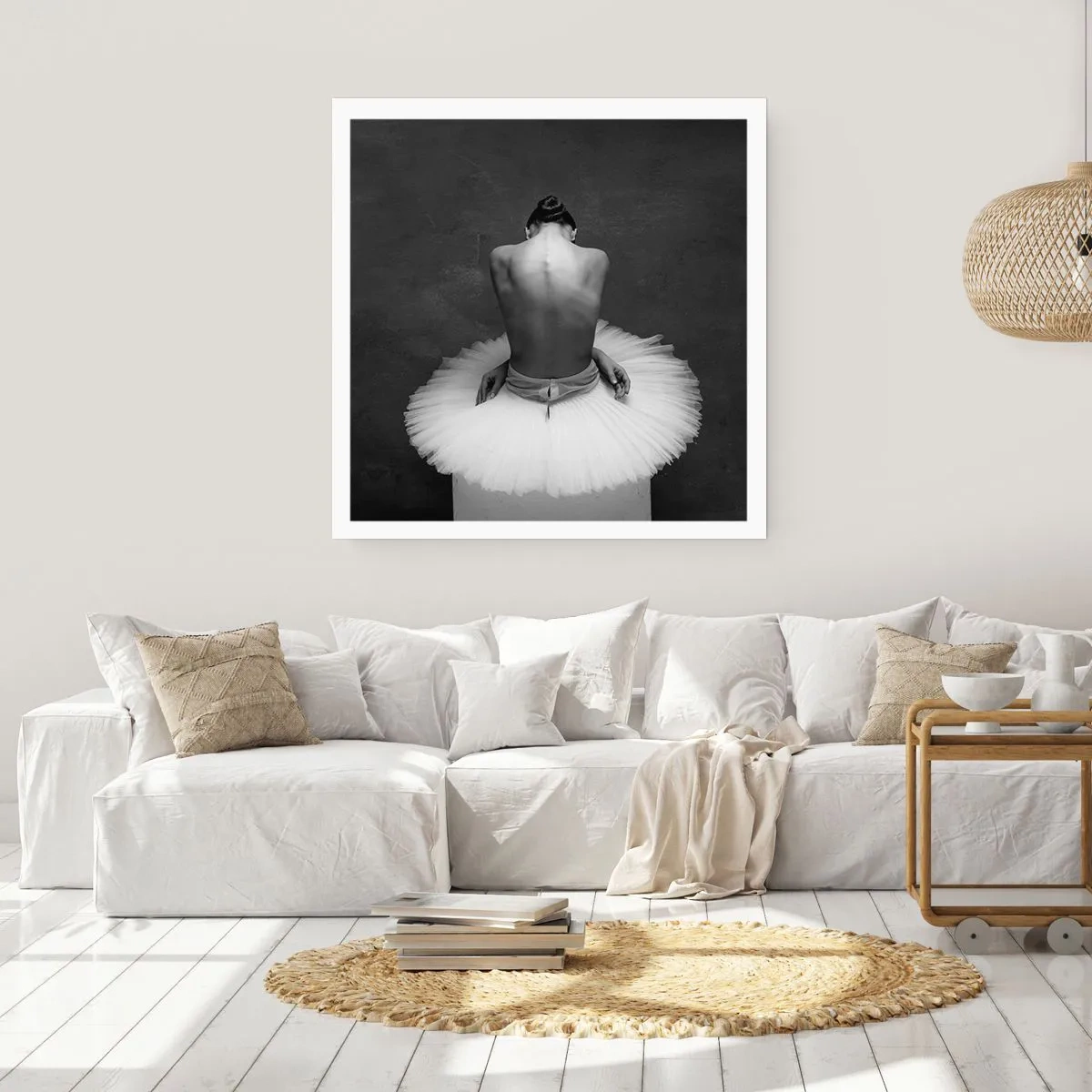 Affiche - Poster - C'est justement en train de fleurir - 60x60 cm