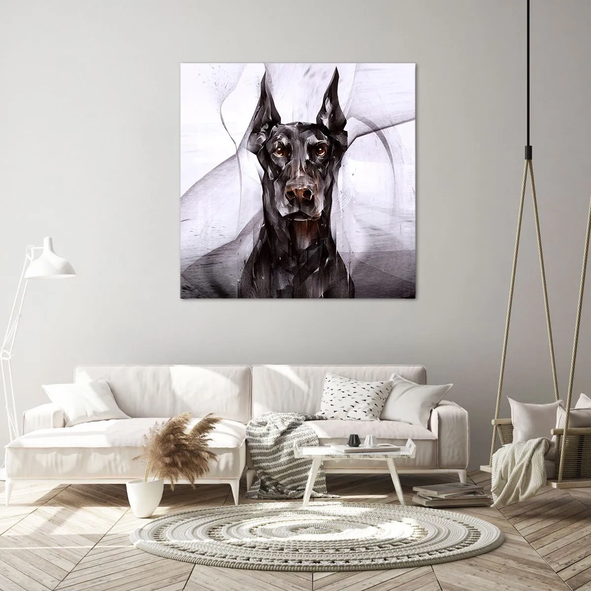 Impression sur toile - Image sur toile - Né noble - 40x40 cm