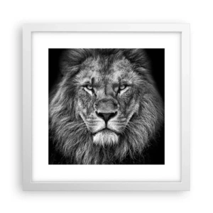 Affiche dans un cadre blanc - Poster - En vêtement de sacre - 30x30 cm