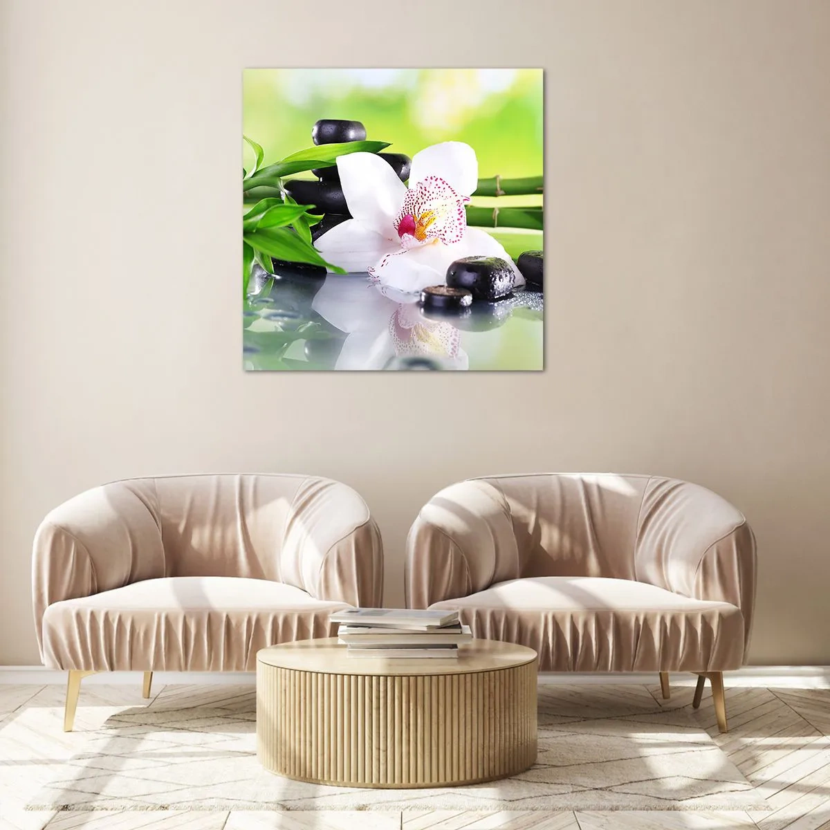 Impression sur verre - Image sur verre - Raffraîchissement de fraîcheur - 70x70 cm