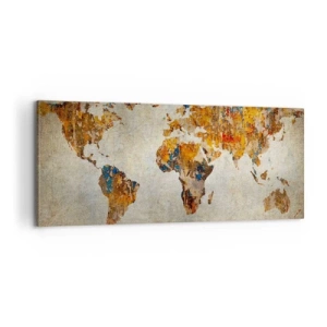 Impression sur toile - Image sur toile - Un monde vraiment immense - 100x40 cm