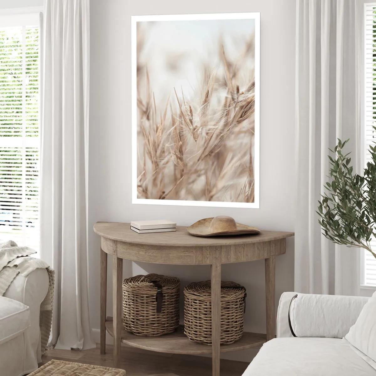 Affiche - Poster - Prairie et vent - 70x100 cm