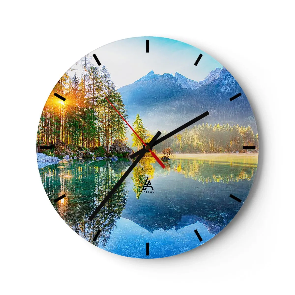 Horloge murale - Pendule murale - Majesté et douceur - 40x40 cm