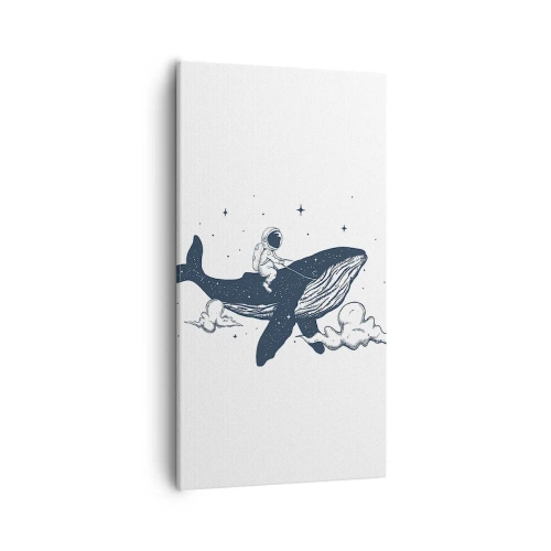 Impression sur toile - Image sur toile - Aventure spatiale - 55x100 cm