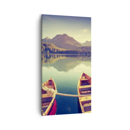 Impression sur toile - Image sur toile - Vivre selon ses règles - 55x100 cm