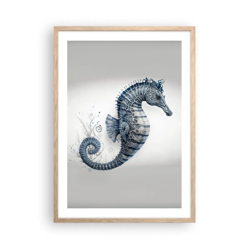 Affiche dans un chêne clair - Poster - Une subtile plaisanterie de la nature - 50x70 cm