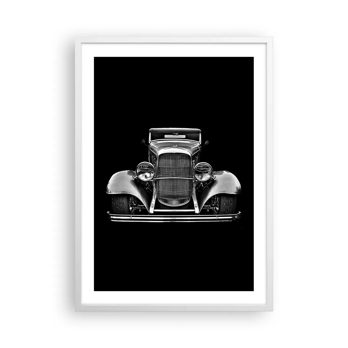 Affiche dans un cadre blanc - Poster - Un vrai gentleman - 50x70 cm