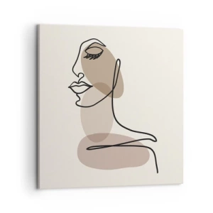 Impression sur toile - Image sur toile - Une certaine ligne de beauté - 60x60 cm