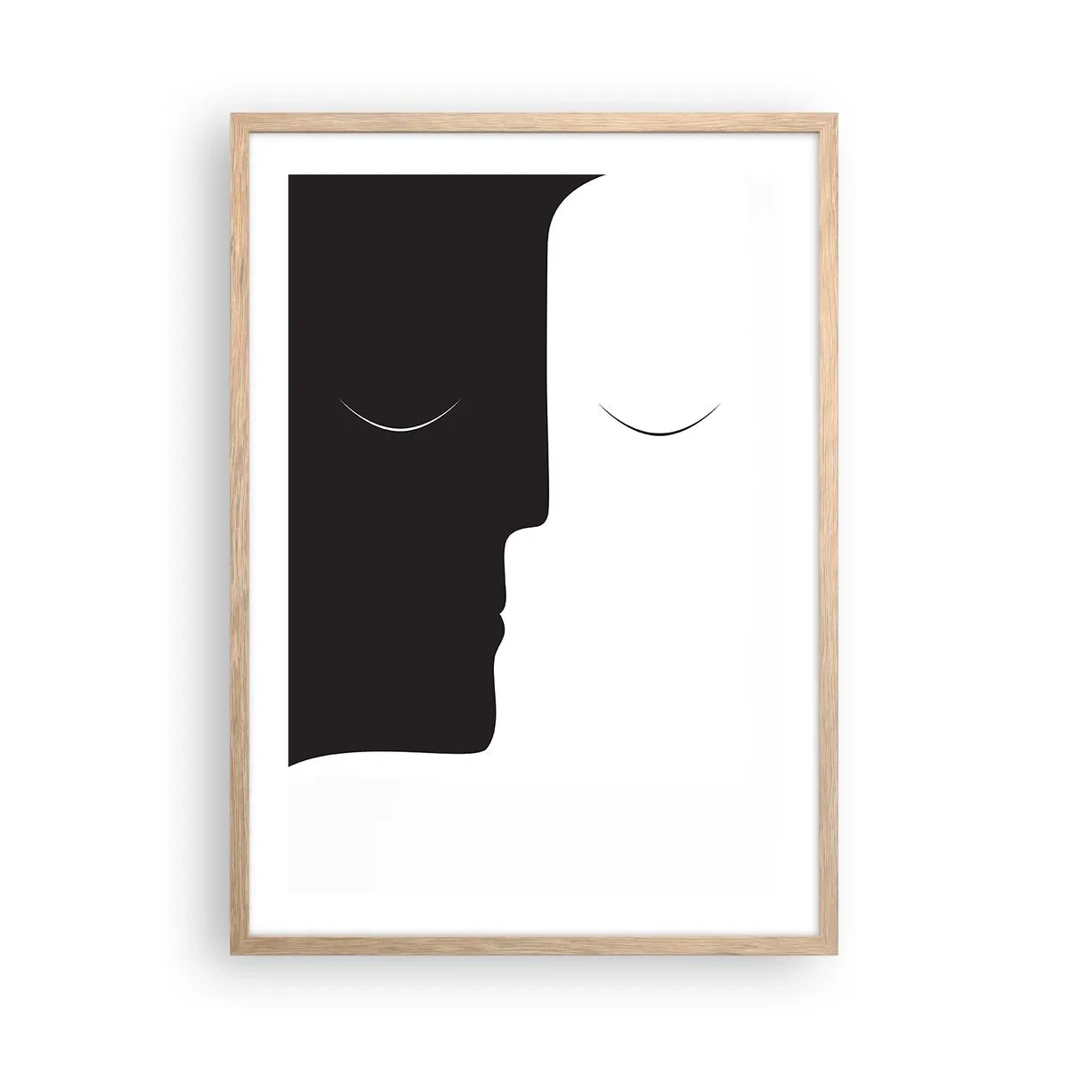 Affiche dans un chêne clair - Poster - Unité des contraires - 50x70 cm