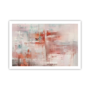 Affiche - Poster - Brumeux. Mais rose - 91x61 cm