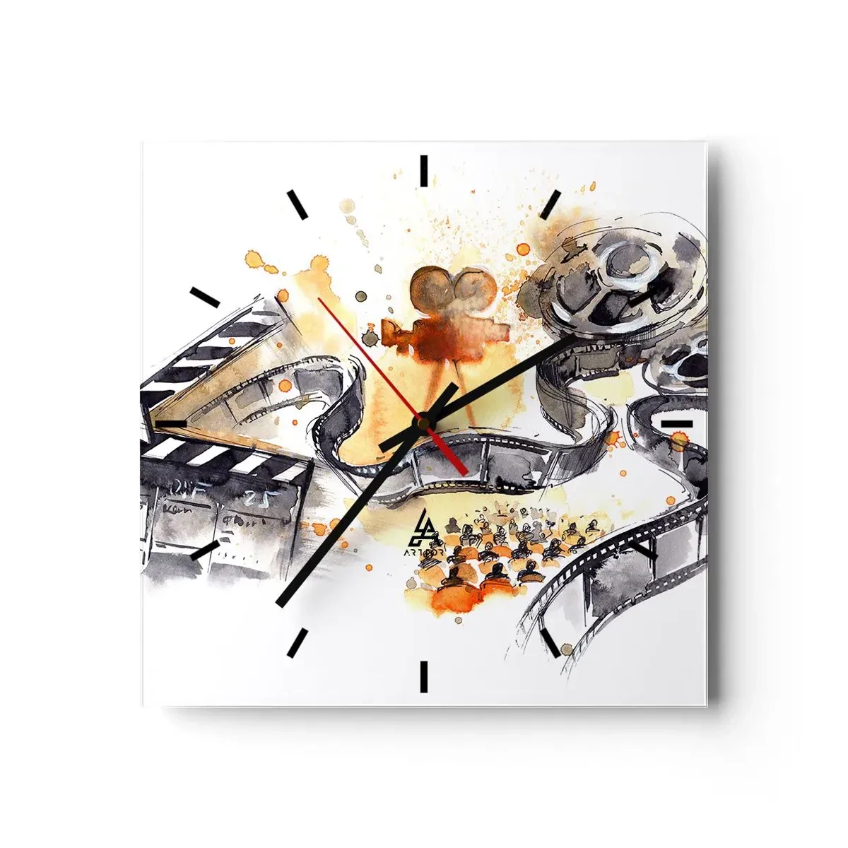 Horloge murale - Pendule murale - Au pays des rêves - 40x40 cm