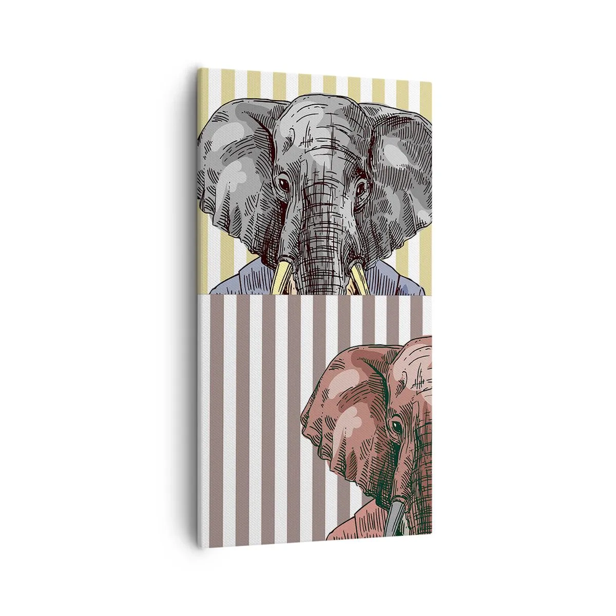 Impression sur toile - Image sur toile - Élégant par nature - 55x100 cm