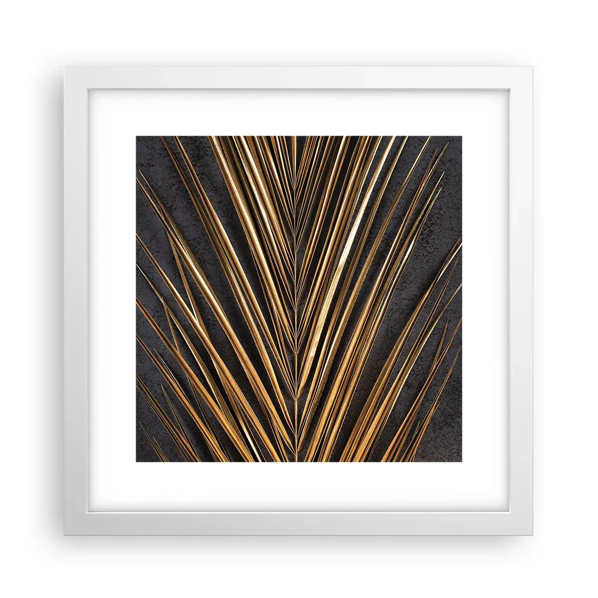 Affiche dans un cadre blanc - Poster - L'or des tropiques - 30x30 cm