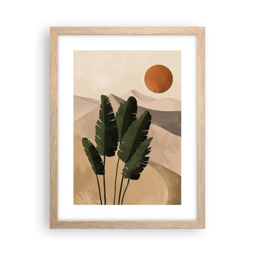 Affiche dans un chêne clair - Poster - Le triomphe de la vie - 30x40 cm