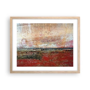 Affiche dans un chêne clair - Poster - C'est peut-être la mer - 50x40 cm