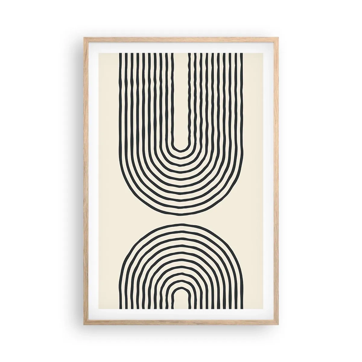 Affiche dans un chêne clair - Poster - Dans un instant... - 61x91 cm