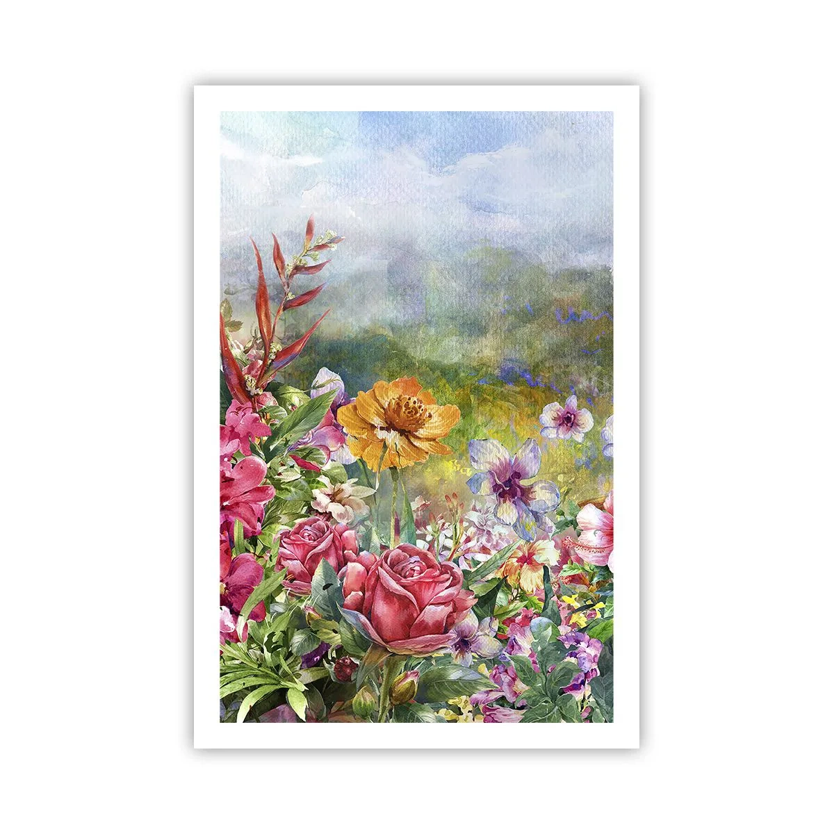 Affiche - Poster - Un jardin devenu fou - 61x91 cm