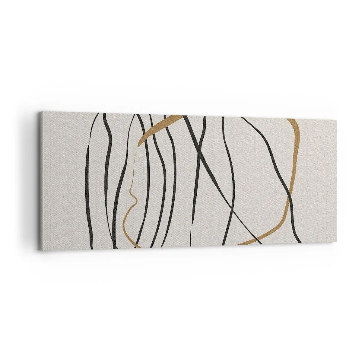 Impression sur toile - Image sur toile - Composition – danse en boucle - 100x40 cm