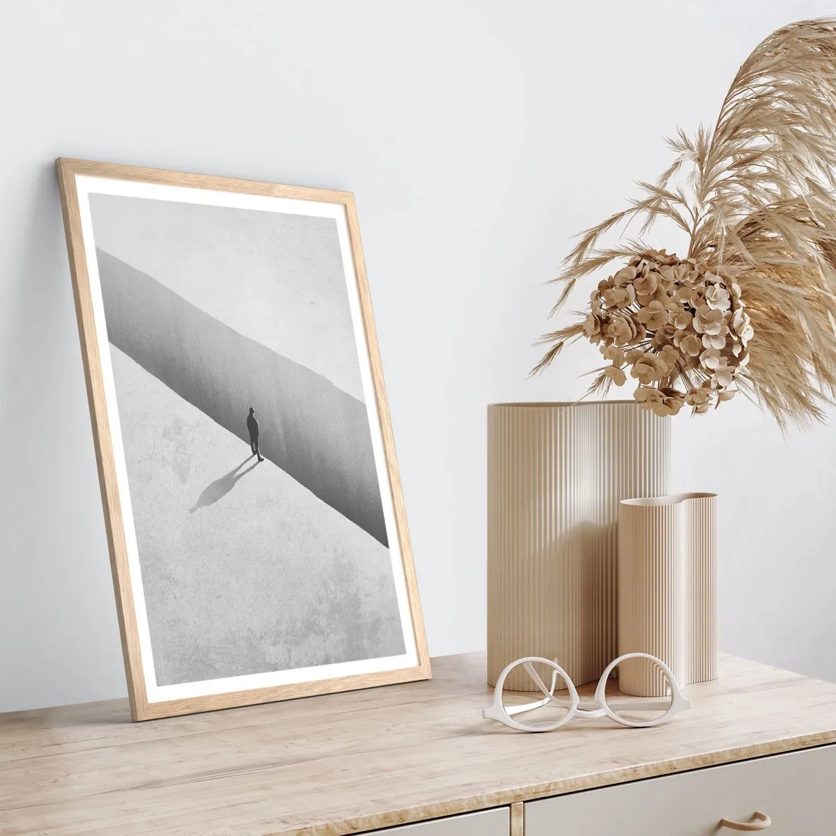 Affiche dans un chêne clair - Poster - Un objectif clair - 61x91 cm