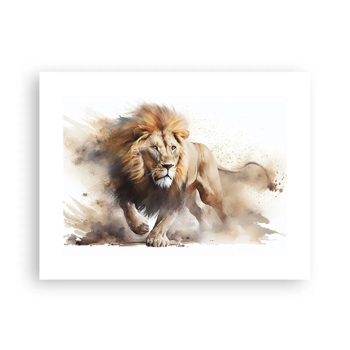 Affiche - Poster - Le roi bougea - 40x30 cm