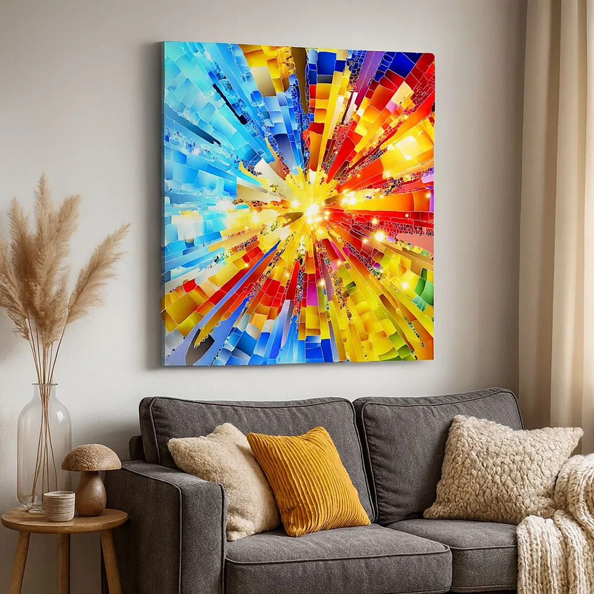 Impression sur toile - Image sur toile - In medias res - 30x30 cm