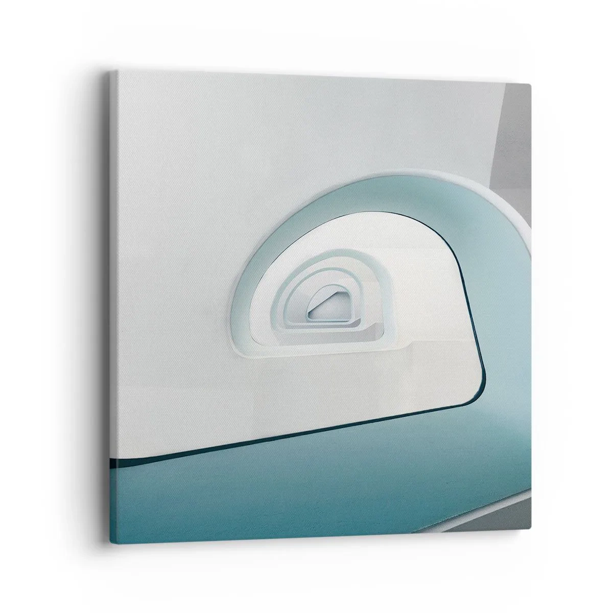 Impression sur toile - Image sur toile - Au profondeur du bleu - 40x40 cm