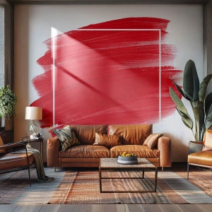 Papier Peint Photo Premium Canvas - En dehors du cadre - Abstraction, Morceau, Minimalisme - 150x105 cm