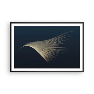 Affiche dans un cadre noir - Poster - Comme les cheveux d'un ange - 91x61 cm