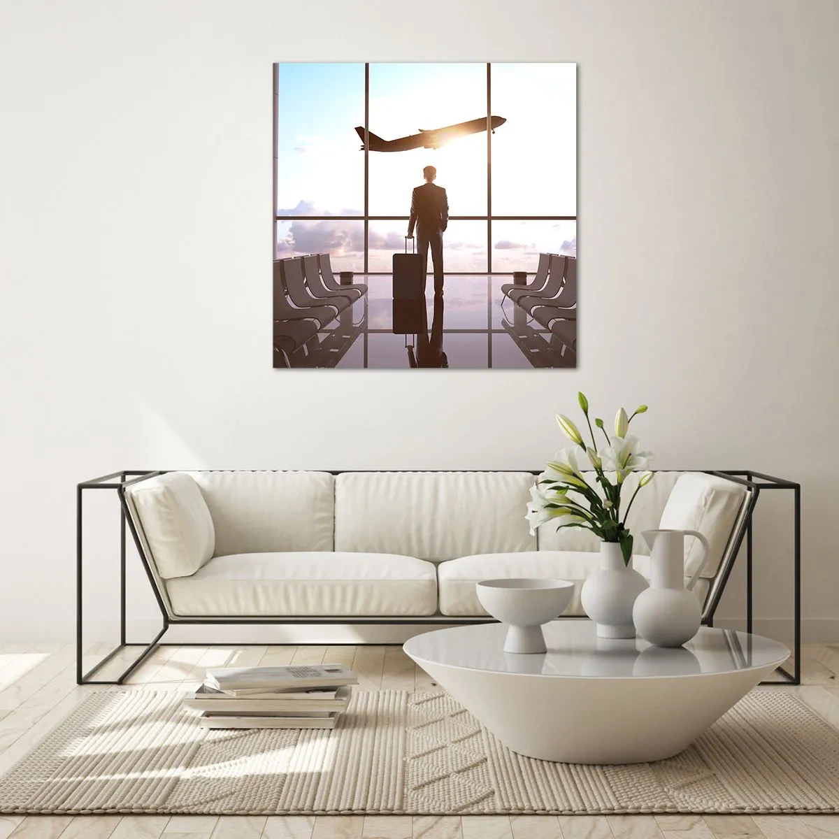 Impression sur verre - Image sur verre - Vous avez le temps, ralentissez - 50x50 cm